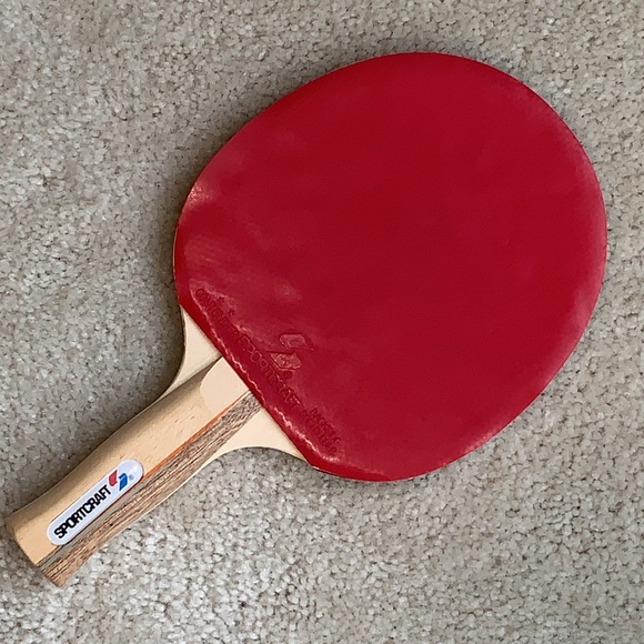 Contender SportsCraft Table Tennis Paddle, Red and Black - Picture 11 of 15